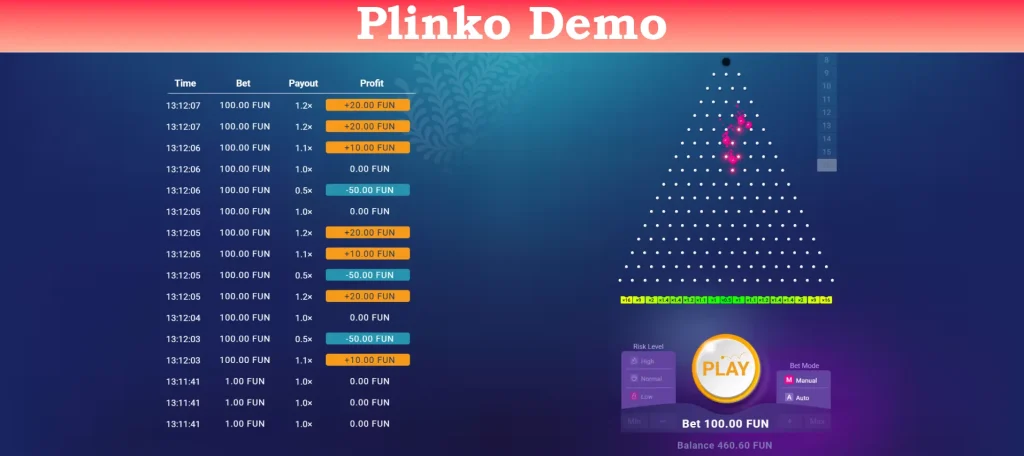 plinko demo