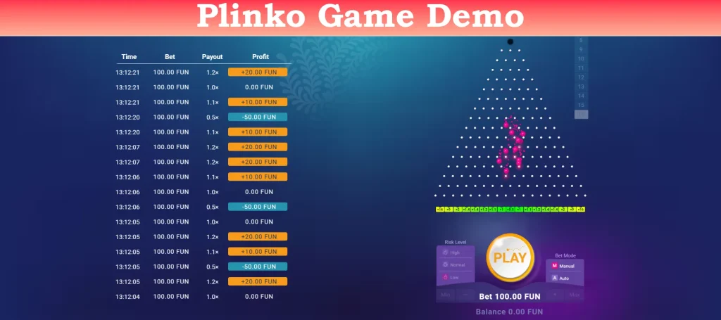 plinko game demo