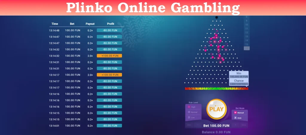 plinko online gambling