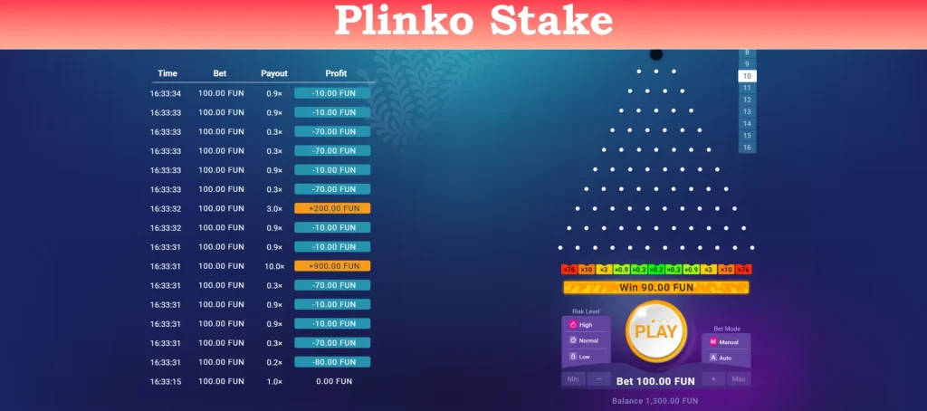 plinko stake