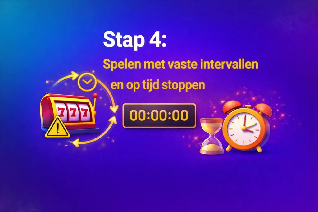 Spelen met vaste- intervallen en op tijd stoppen