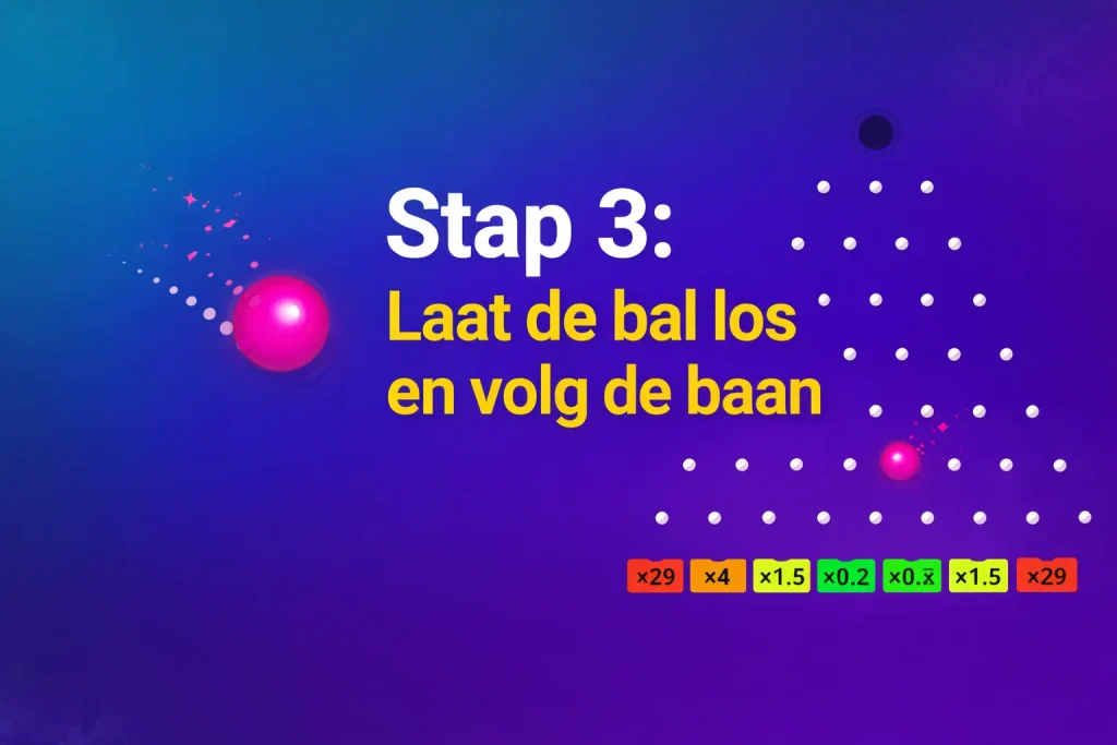 Stap 3: laat de bal los en volg de baan